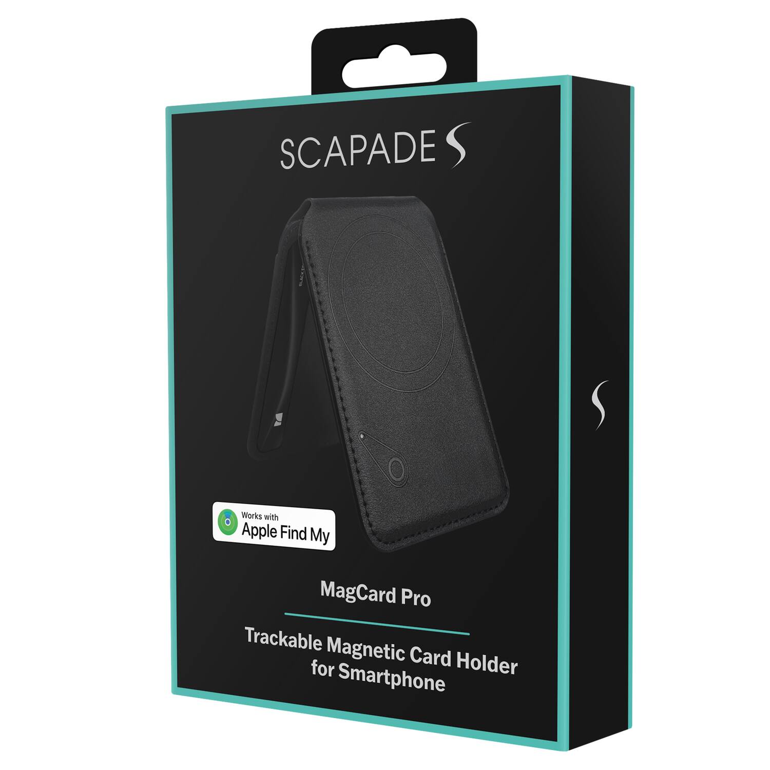 SCAPADE S  
Works with Apple Find My  
MagCard Pro  
Trackable Magnetic Card Holder for Smartphone