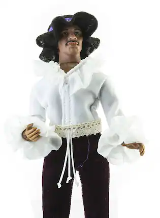 Front. PopMarket - Jimi Hendrix - Mego - Jimi Hendrix Miami Pop 8" Action Figure - COLLECTIBLES - Multicolor.