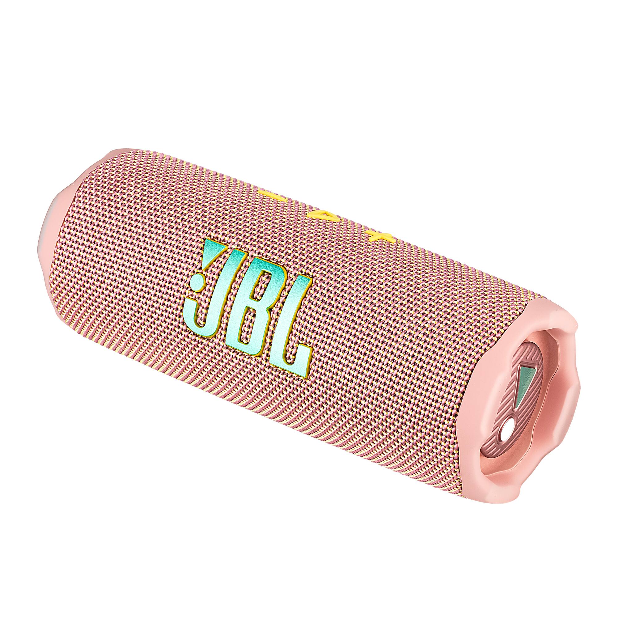 Back. JBL - JBL Flip 7 Portable Bluetooth Speaker (Pink), deep bass, IP68 waterproof, for home, Outdoors Bundle - Pink.