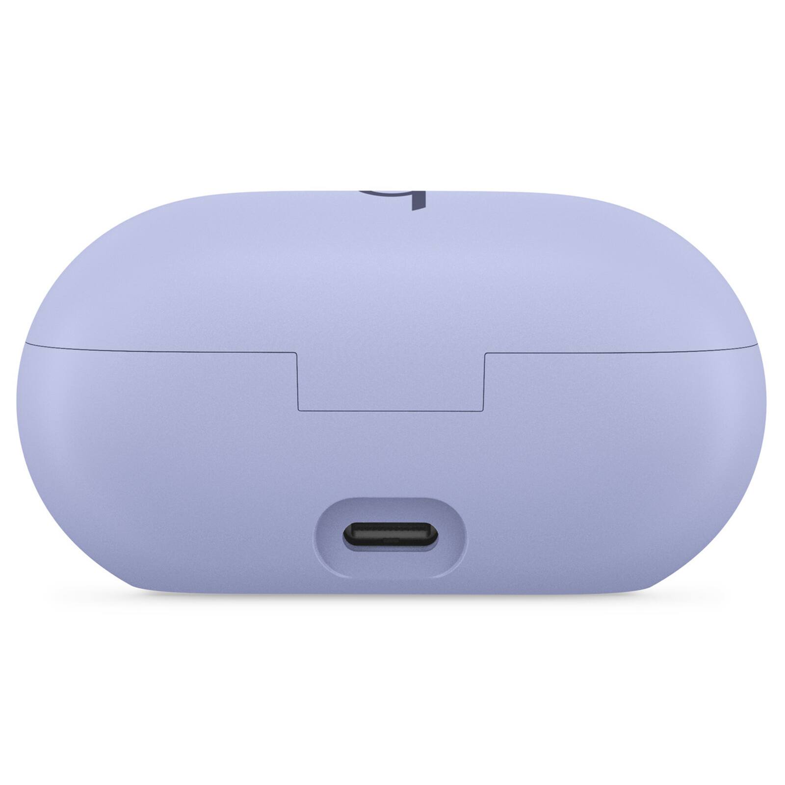 Back. Beats - Beats Solo Buds Bluetooth Wireless Noise Cancelling Earbuds with Charging Case - Arctic Purple - Purple.