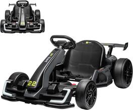 Electrodes Masters - 24V Electric Go Kart for Kids,Powerful Drift Kart With Adjustable Seat, 2x150 Motor, 8.5 Mph Speed, 4 Speed Modes