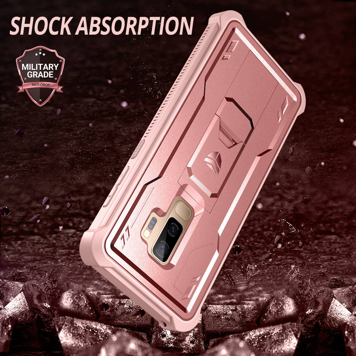 SHOCK ABSORPTION  
MILITARY GRADE  
ANTI-DROP