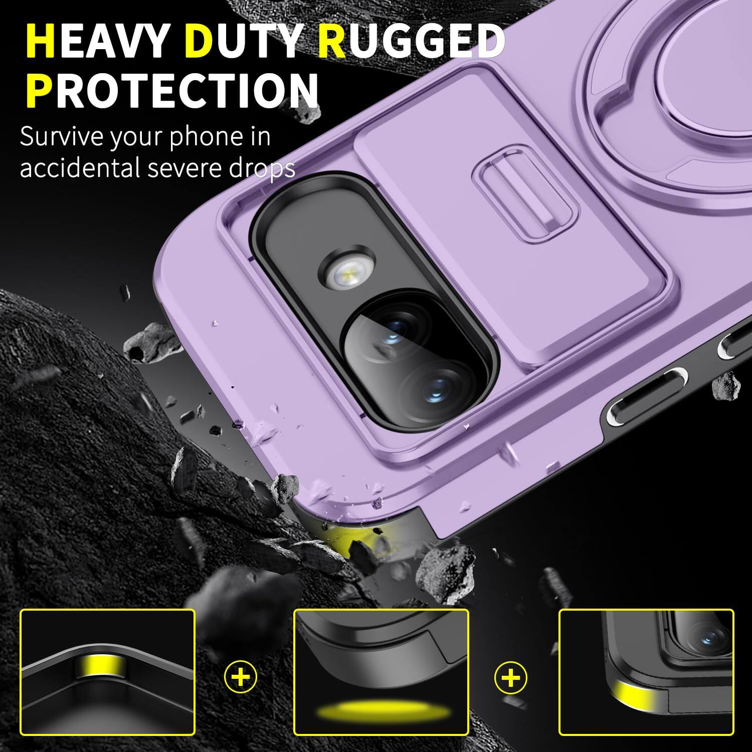 HEAVY DUTY RUGGED PROTECTION  
Survive your phone in accidental severe drops