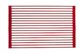 True & Tidy - Over Sink Roll Up Drying Rack - Red