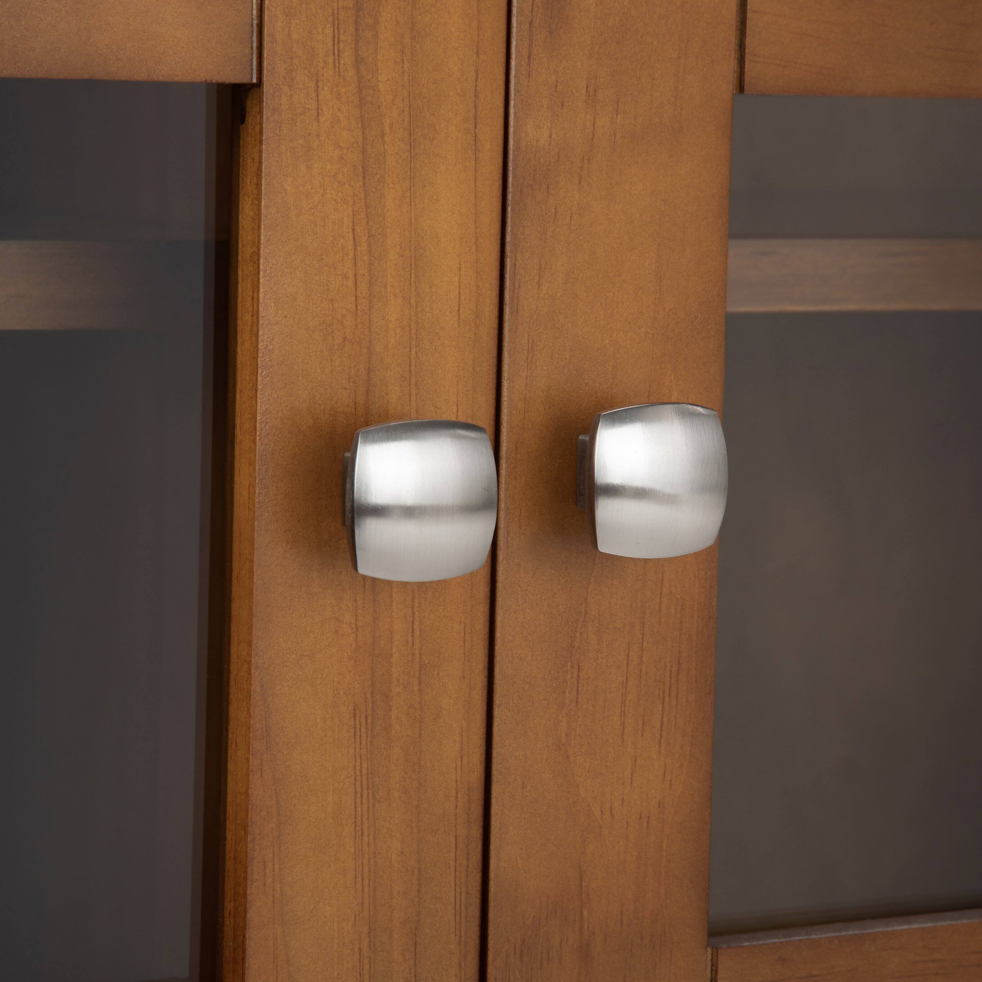 Alt View 12. Simpli Home - Acadian Medium Storage Cabinet - Light Golden Brown.