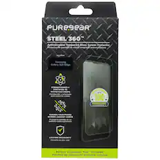 PUREGEAR™ STEEL 360° Antimicrobial Tempered Glass Screen Protector
Protector de pantalla de vidrio templado antimicrobiano
For / Para: Samsung Galaxy S25 Edge
STRENGTHENED & FORTIFIED TO WITHSTAND DROPS
Fortalecido y reforzado para soportar caídas
GUARDS YOUR PHONE SCREEN AGAINST GERMS
Protege la pantalla de su teléfono contra gérmenes
LIFETIME WARRANTY
Garantía de por vida
Perfect Alignment Tray Included
Bandeja de alineación perfecta incluida
PLEDGE PORE Np 1o PROGRAN 100 REIMBURSEMENT GUARANTEE