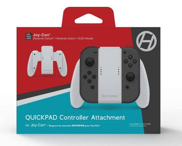 Fon Joy-Con PDUR PARA (Nintendo Switch / Nintendo Switch OLED Model) y x 6 H A QUICKPAD Controller Attachment Controllers for Joy-Con / Support de QUICKPAD pour Jay-Com uded
