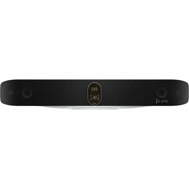 Poly - Studio V72 USB Video Bar - For Video Conferencing, Meeting Room - Large Room Size Supported - 3840 x 2160 Video - White