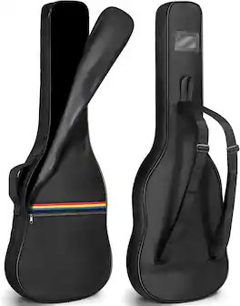 CAHAYA - Guitar Dust Cover Bag Electric - Electric Gig Bag Soft Case for Electric Guitars No Padding CY0308 - Black