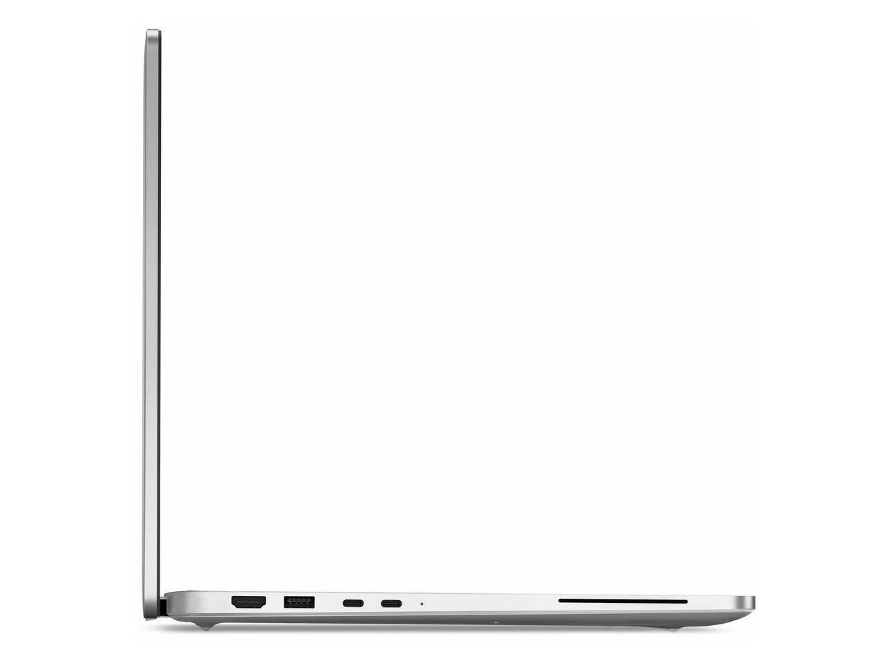 Alt View 3. Dell - Dell Pro 16 Plus PB16250 - Intel Core Ultra 5 - 32 GB - 512 GB SSD - Intel Arc - Windows 11 - Wi-Fi 7 - Silver.