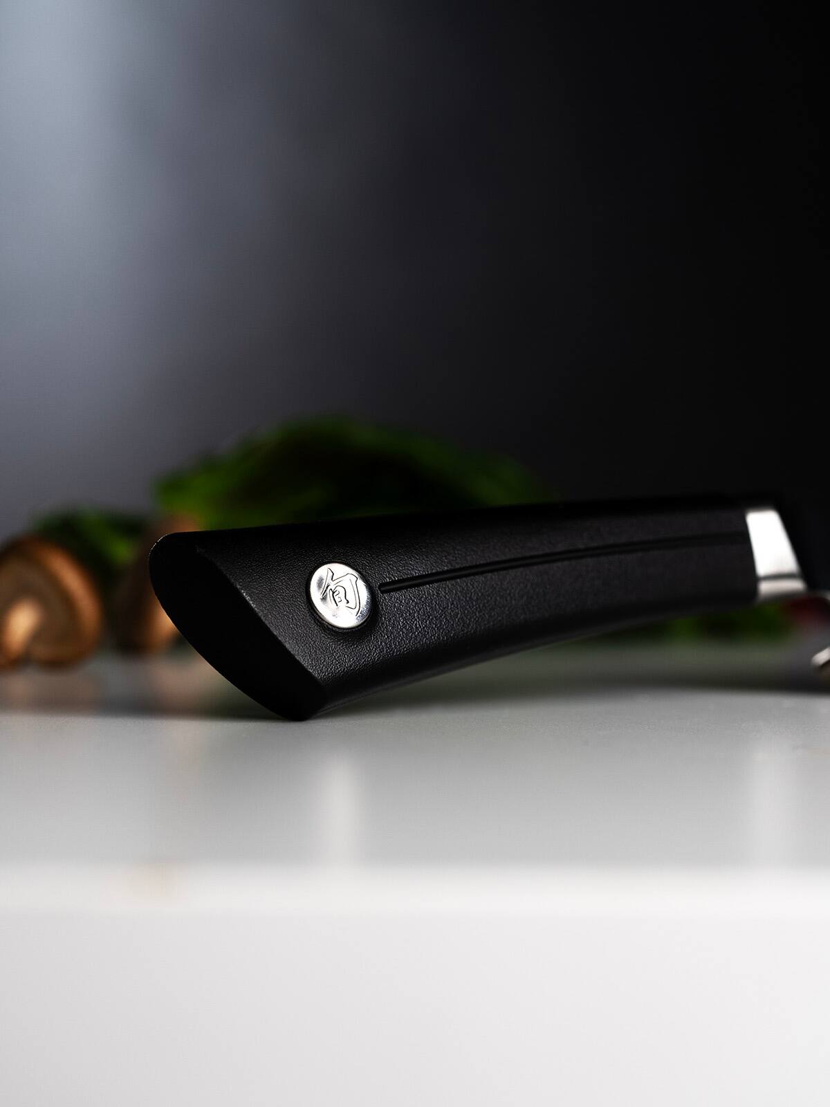 Alt View 1. Shun - Sora Collection 6 Inch Utility Knife - Black.