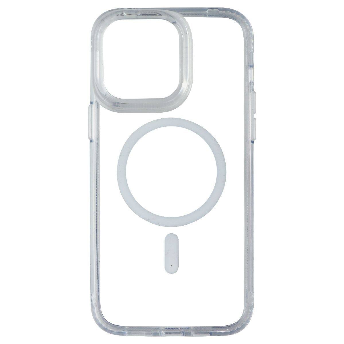 Front. Tech21 - Tech21 EvoClear Series Case For Magsafe for iPhone 14 Pro Max - Clear/White - Clear/White.