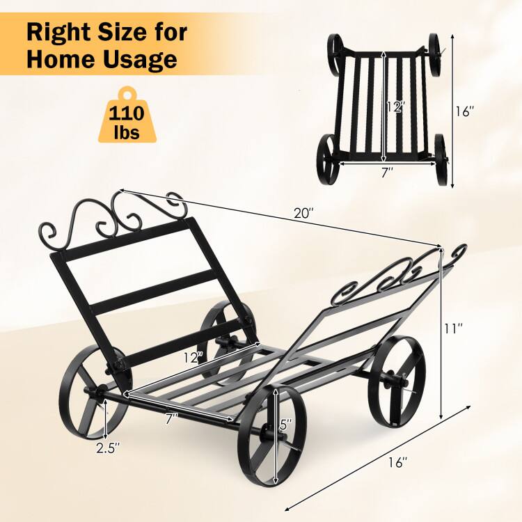 Right Size for Home Usage  
110 lbs  
12' 16" 7" 20" 11" 12" 7T 5" 2.5" 16"