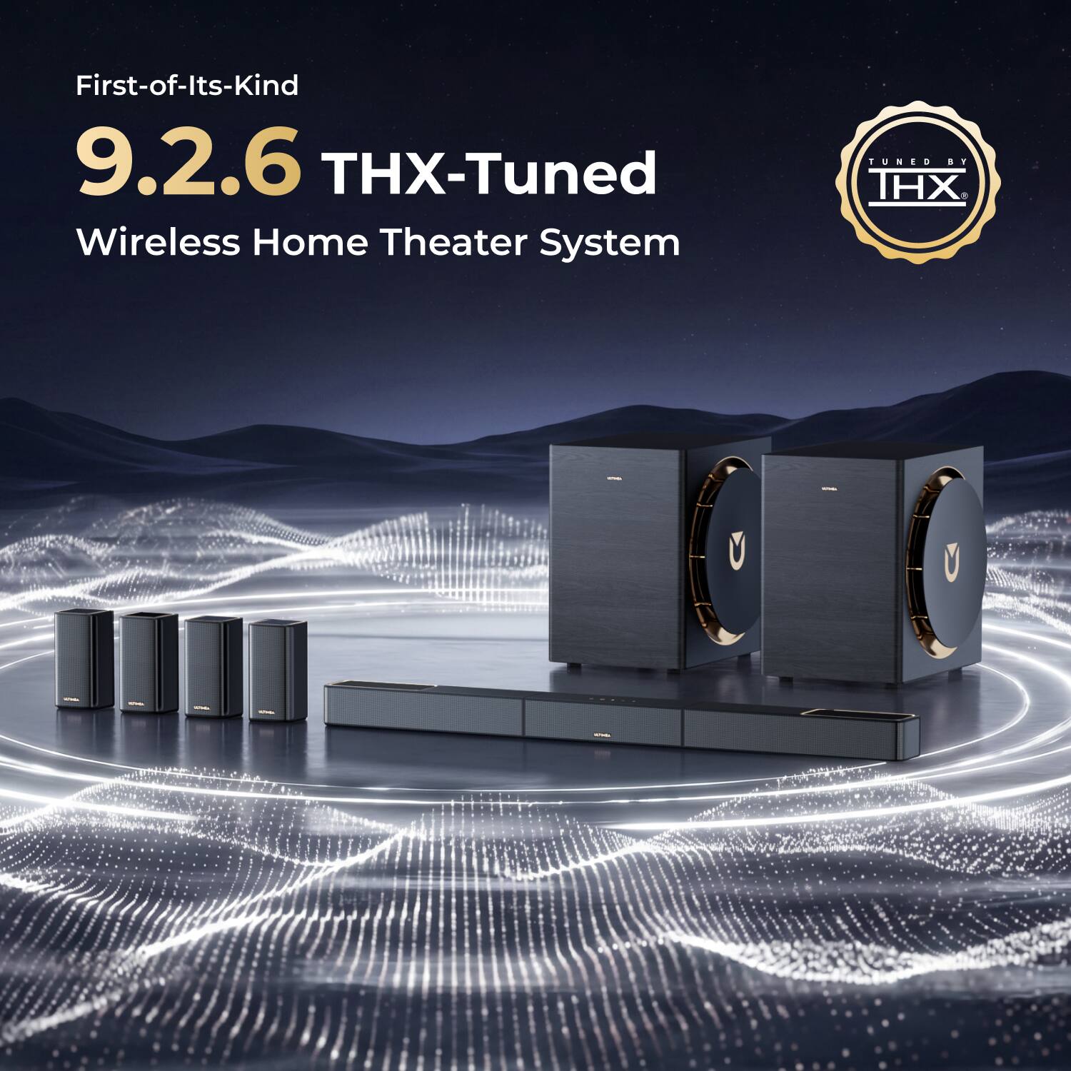 First-of-Its-Kind 9.2.6 THX-Tuned Wireless Home Theater System