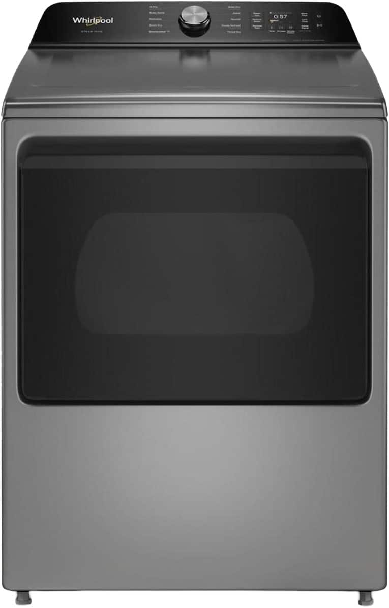 Whirlpool - 7.5 cu. ft. Smart Electric Top Load Dryer with S