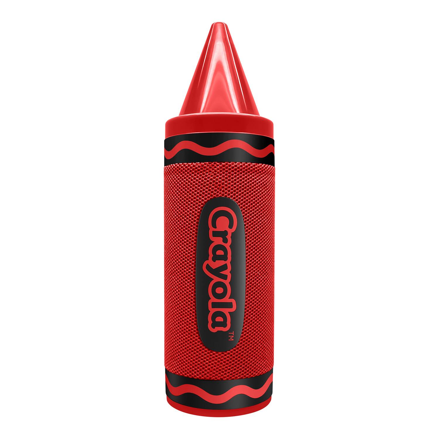 Back. Crayola - Crayola Cbt450r Portable Bluetooth Crayon Speaker With Fm Radio, Cbt450 (red) - red.