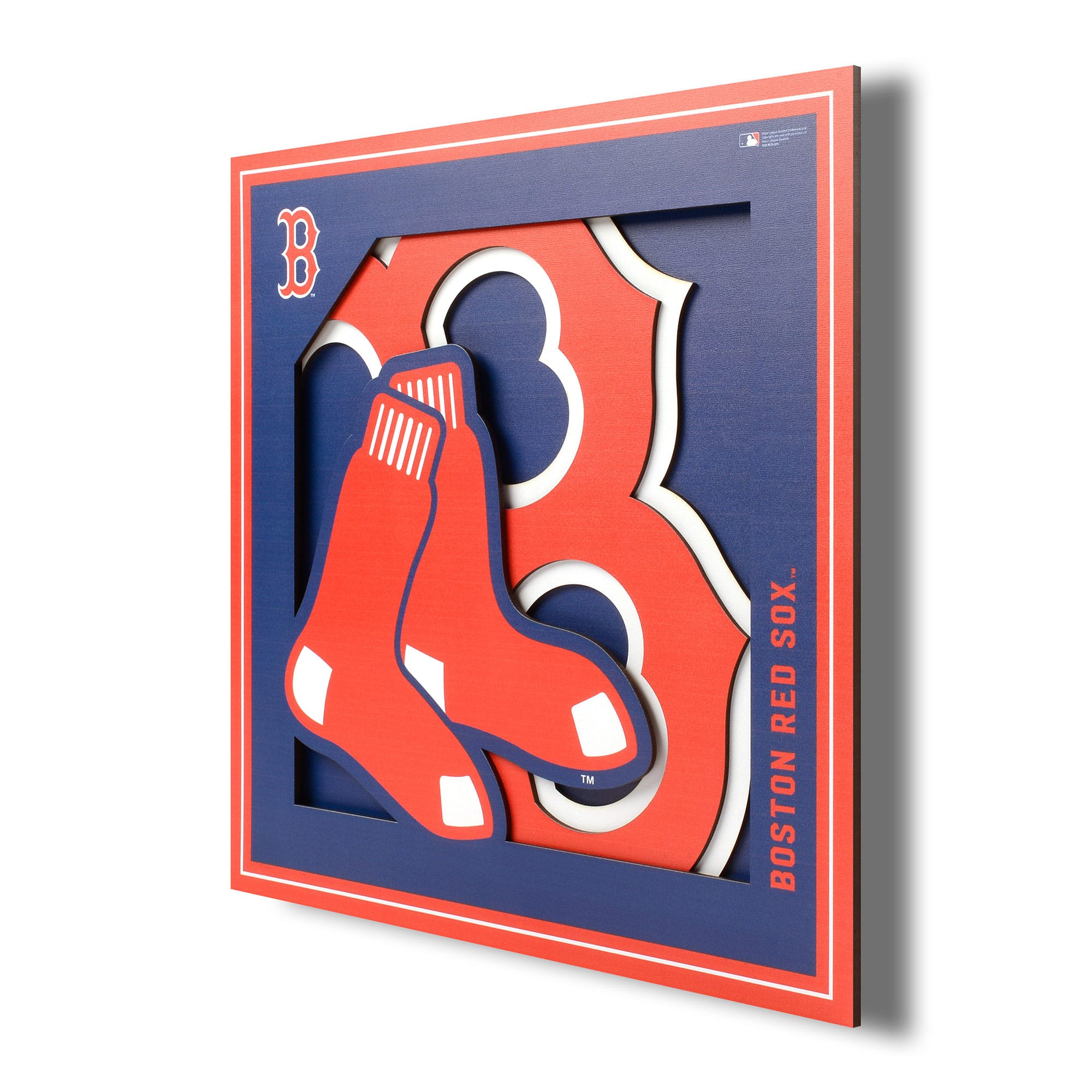 YouTheFan - 12'' x 12'' 3D Logo Wall Art - Multicolor price history on PriceWatchPro