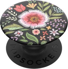 PopSockets - PopGrip - Holder and Grip for Smartphone and Tablet with Interchangeable Top - Flower Flair