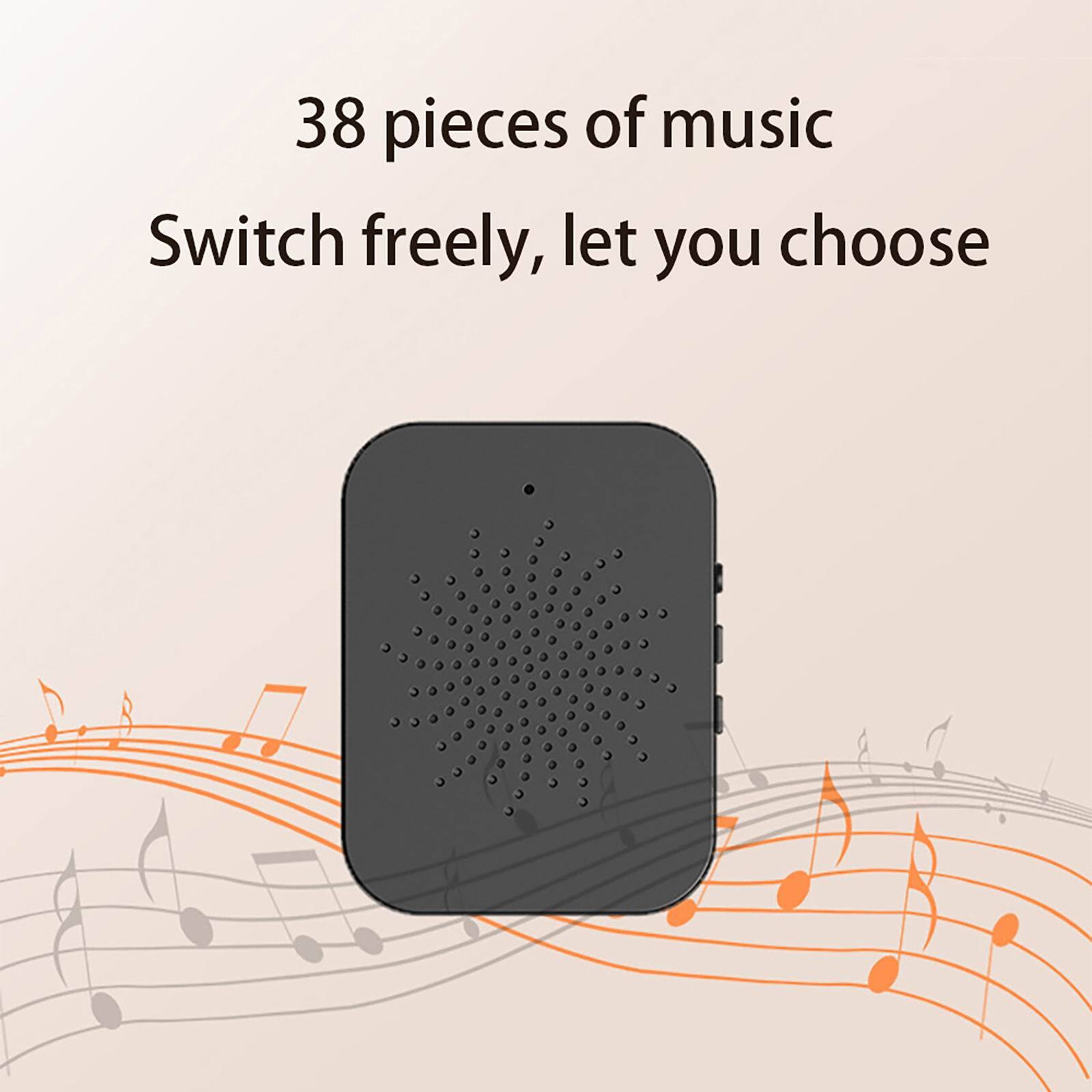 38 pieces of music  
Switch freely, let you choose