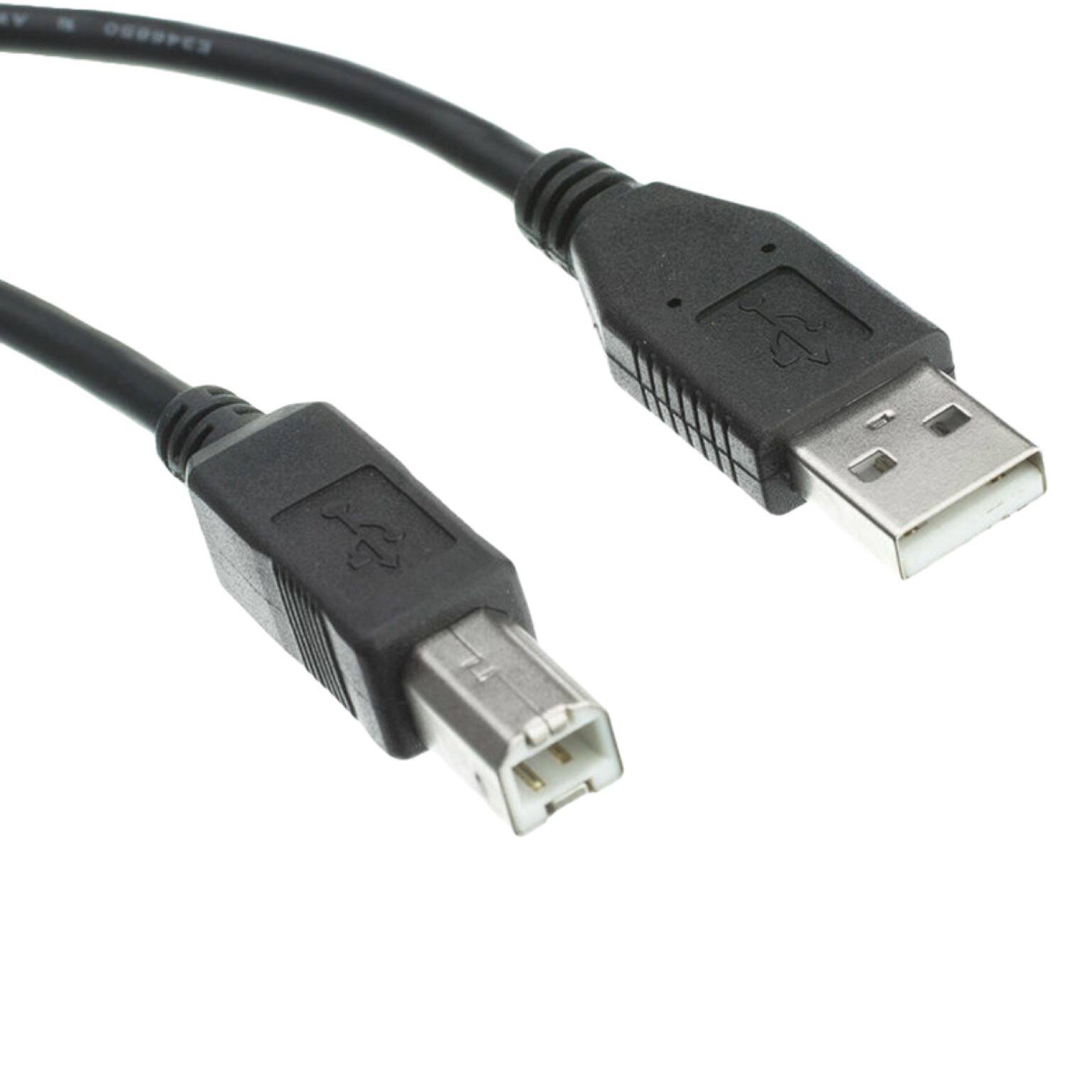 Angle. Sanoxy - USB A to B Cable High Speed Durable 10 Feet - Black.