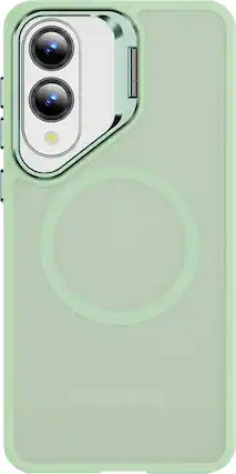 Front. SaharaCase - Venture Series Kickstand Case for Samsung Galaxy S25 Edge - Mint Green.
