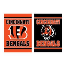Evergreen Enterprises - Cincinnati Bengals 12.5" x 18" Double-Sided Embossed Suede Garden Flag - Multicolor