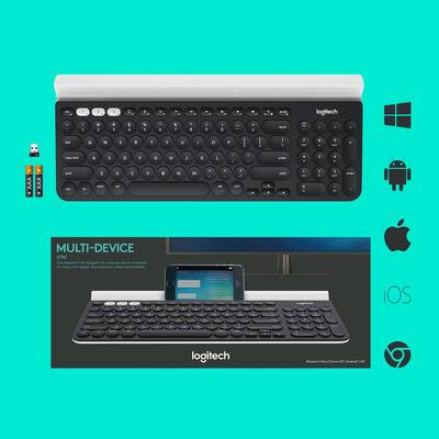 Logitech K780 Full size Wireless Scissor Keyboard Graphite 920 Logitech K780 Full size Wireless Scissor Keyboard Graphite 920