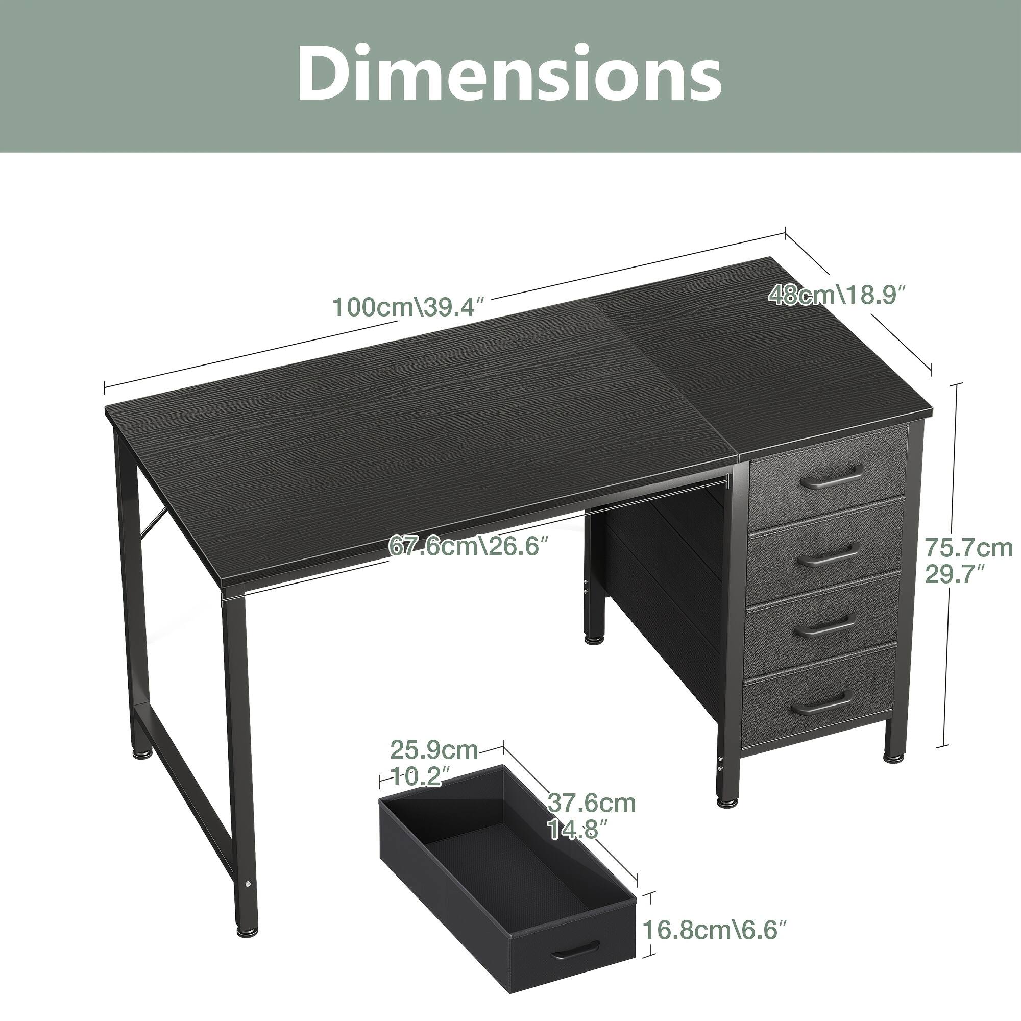 Dimensions

- 100cm\39.4"
- 48cm\18.9"
- 67.6cm\26.6"
- 75.7cm\29.7"
- 25.9cm\10.2"
- 37.6cm\14.8"
- 16.8cm\6.6"