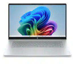 HP - OmniBook 3 Laptop Computer 17.3" FHD AMD Ryzen 16 GB memory;1 TB SSD Windows - Glacier Silver