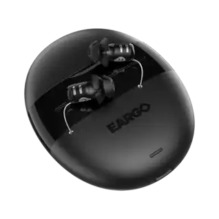Eargo - 8 Self-Fitting OTC CIC Hearing Aid - Black
