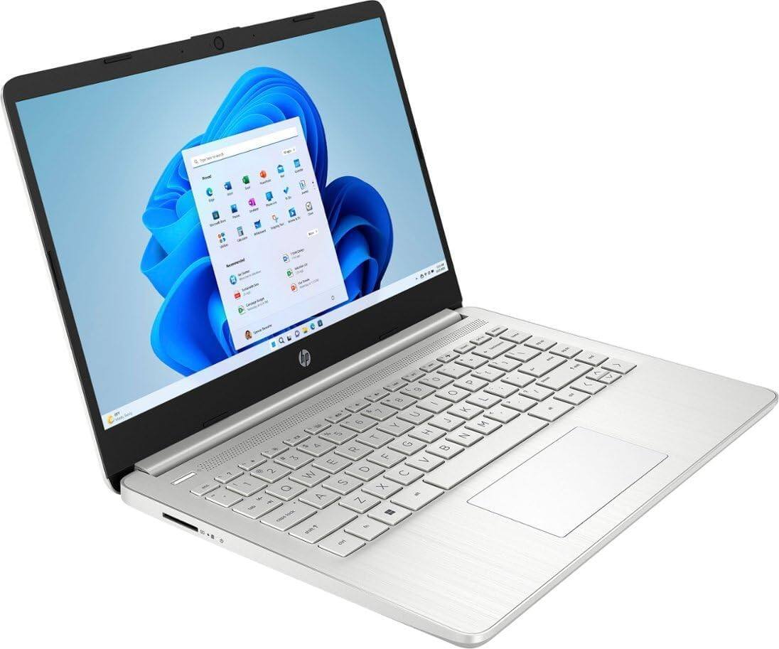 Alt View 7. HP - 14" Ultra-Light Laptop - Intel Pentium N5030 - 16GB RAM - 512GB SSD - Narrow Bezel Display - 1-Year Office 365 - Win11 - Silver.