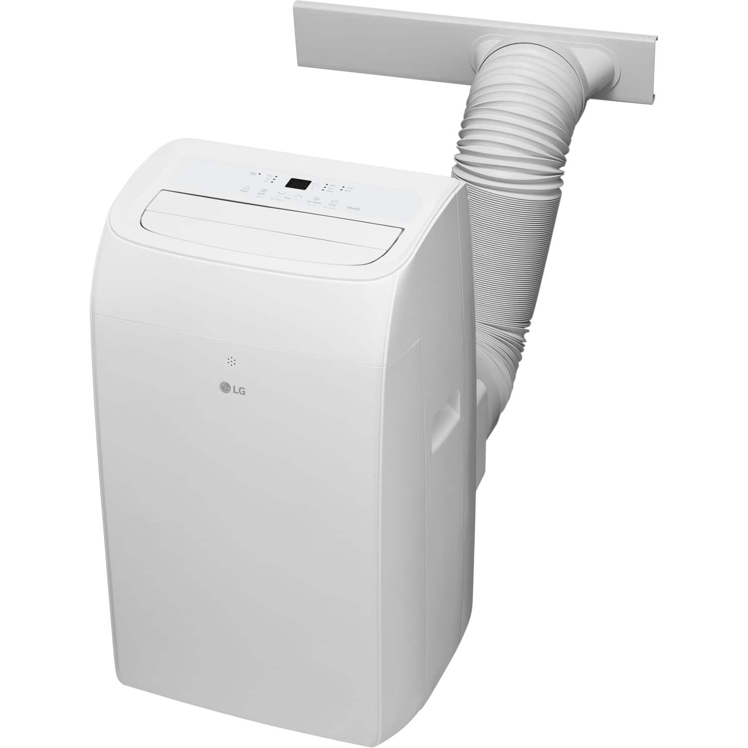 Alt View 15. LG - 450 Sq. Ft. Smart Portable Air Conditioner 10,200 BTU - White.