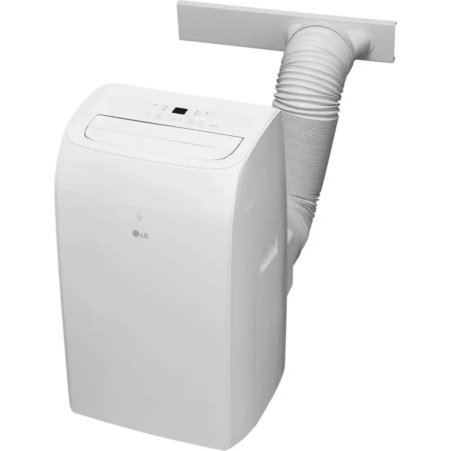 Alt View 11. LG - 450 Sq. Ft. Smart Portable Air Conditioner 10,200 BTU - White.