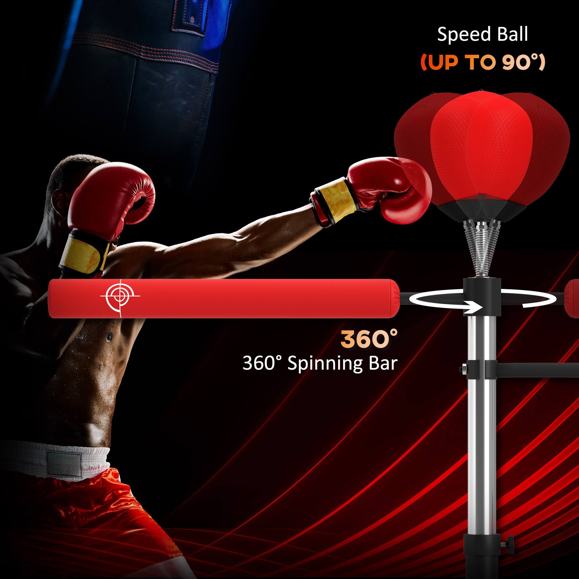 Speed Ball (UP TO 90°)

360° Spinning Bar