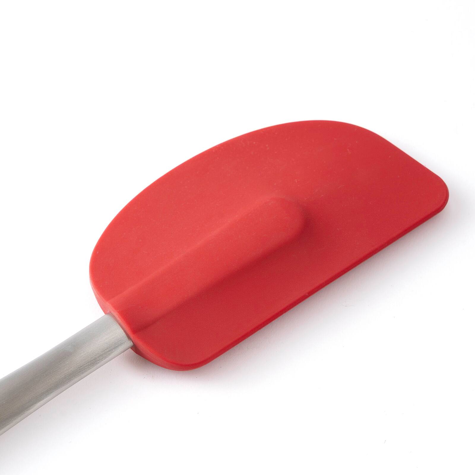 Alt View 2. Cuisipro - Silicone and Stainless Steel 11.5-Inch Spatula, Red - Red.