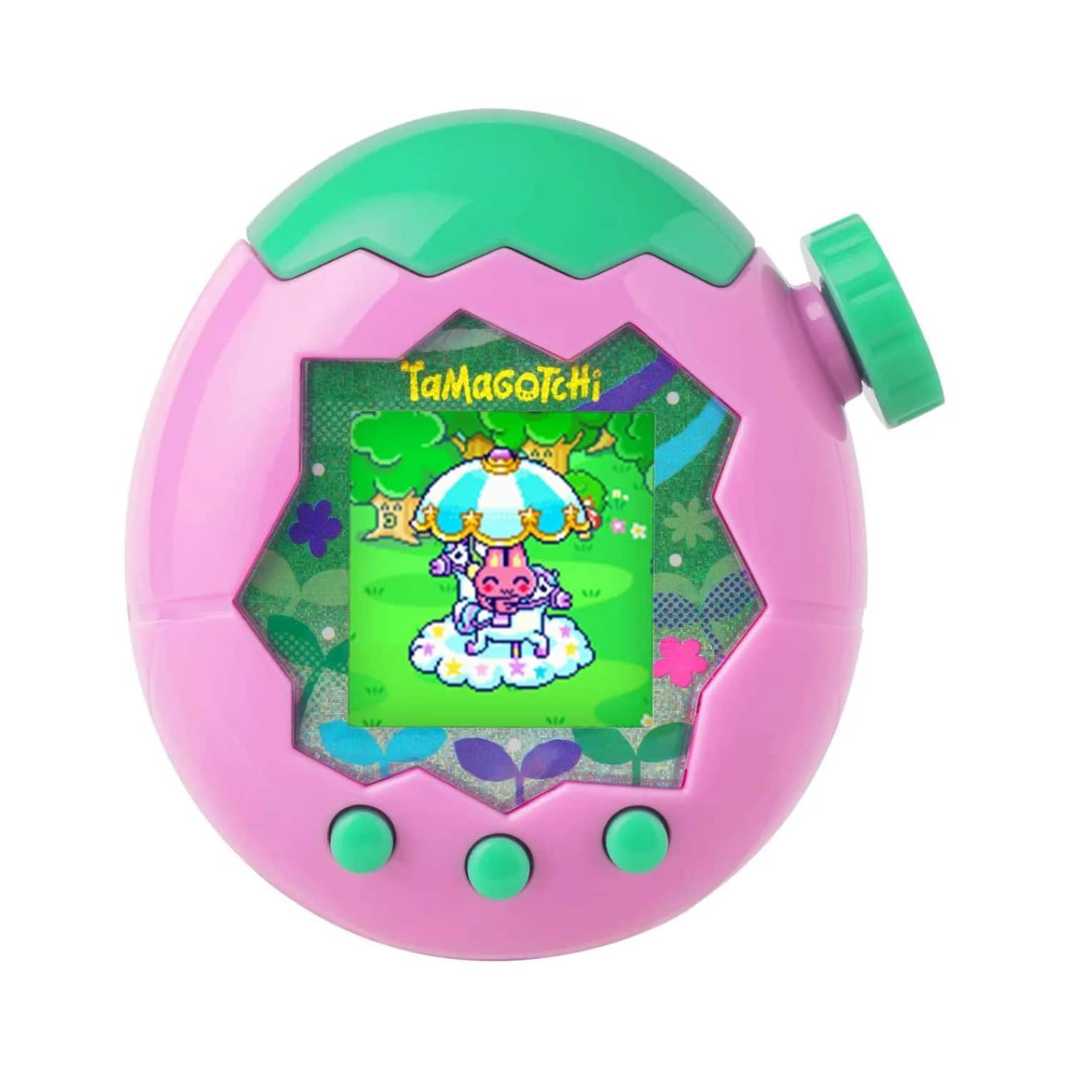 Bandai Tamagotchi Paradise Pink Land Collectibles Multicolor