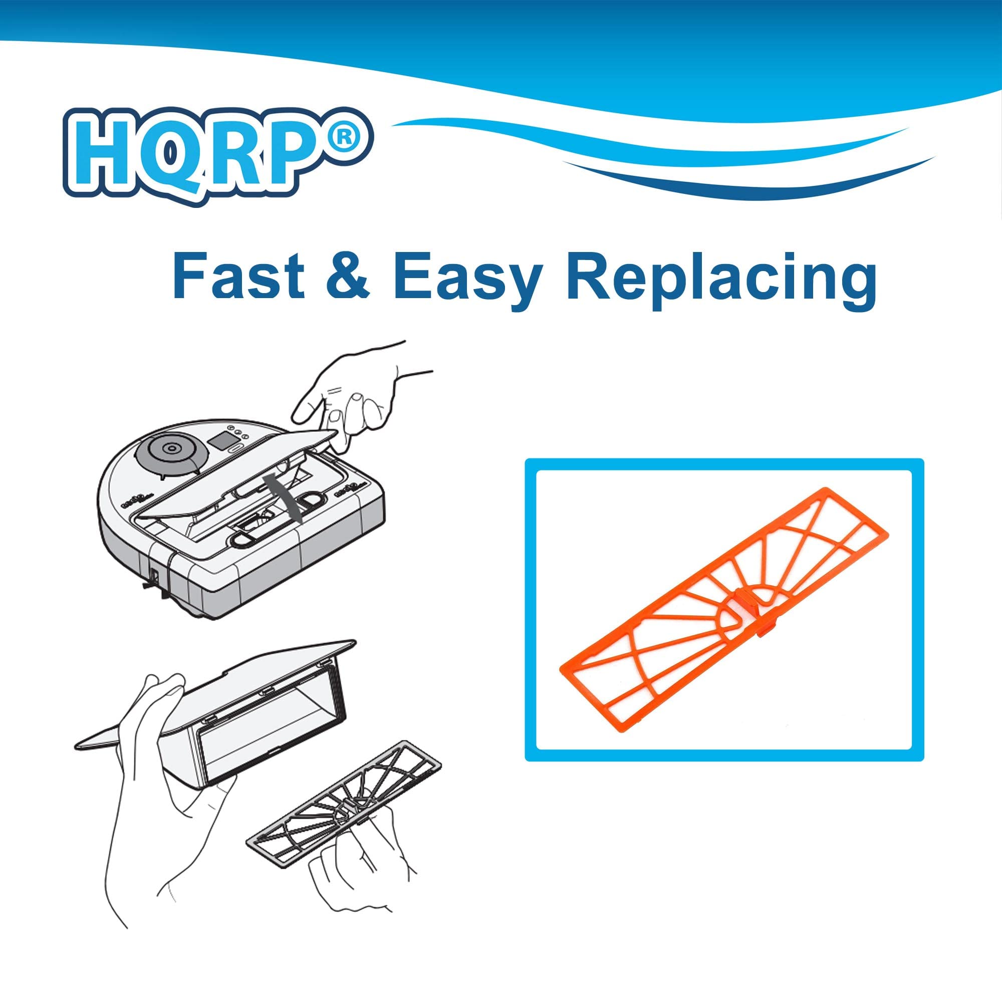 HQRP®  
Fast & Easy Replacing
