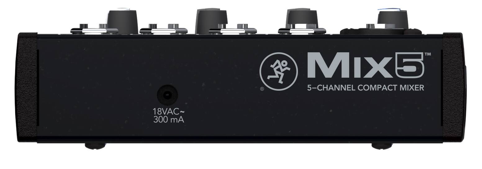 Alt View 11. Mackie - Mix5 Compact Mixer - Black.