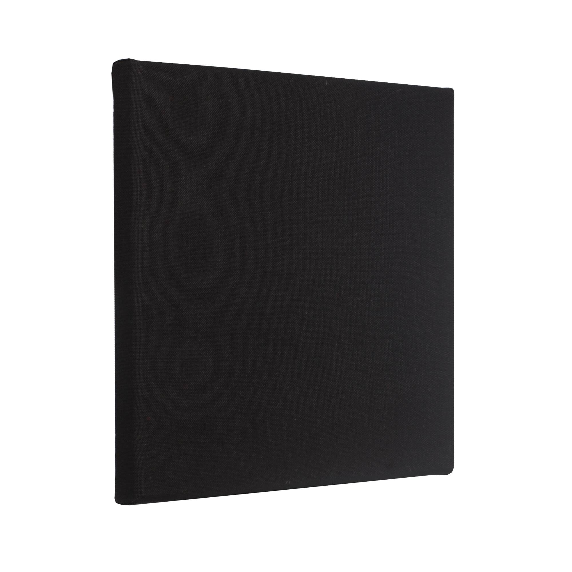 Angle. ATS Acoustics - Sound Absorbing Acoustic Panel 24" x 24" x 2" Beveled Edge - Black.