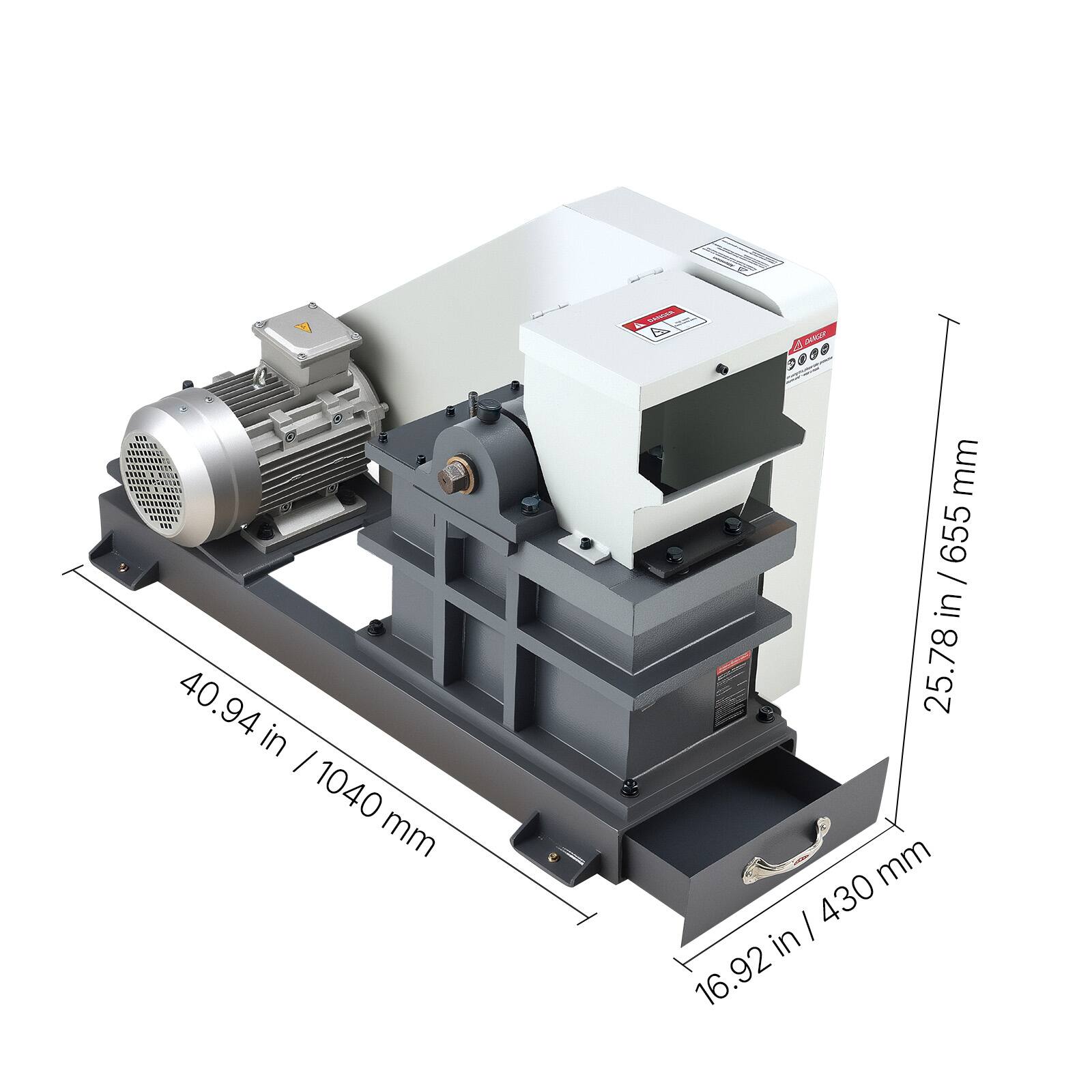 40.94 in / 1040 mm  
DANGER ELMAS  
2000 mm in / 655 mm  
25.78 in / 430 mm  
16.92 in / 430 mm