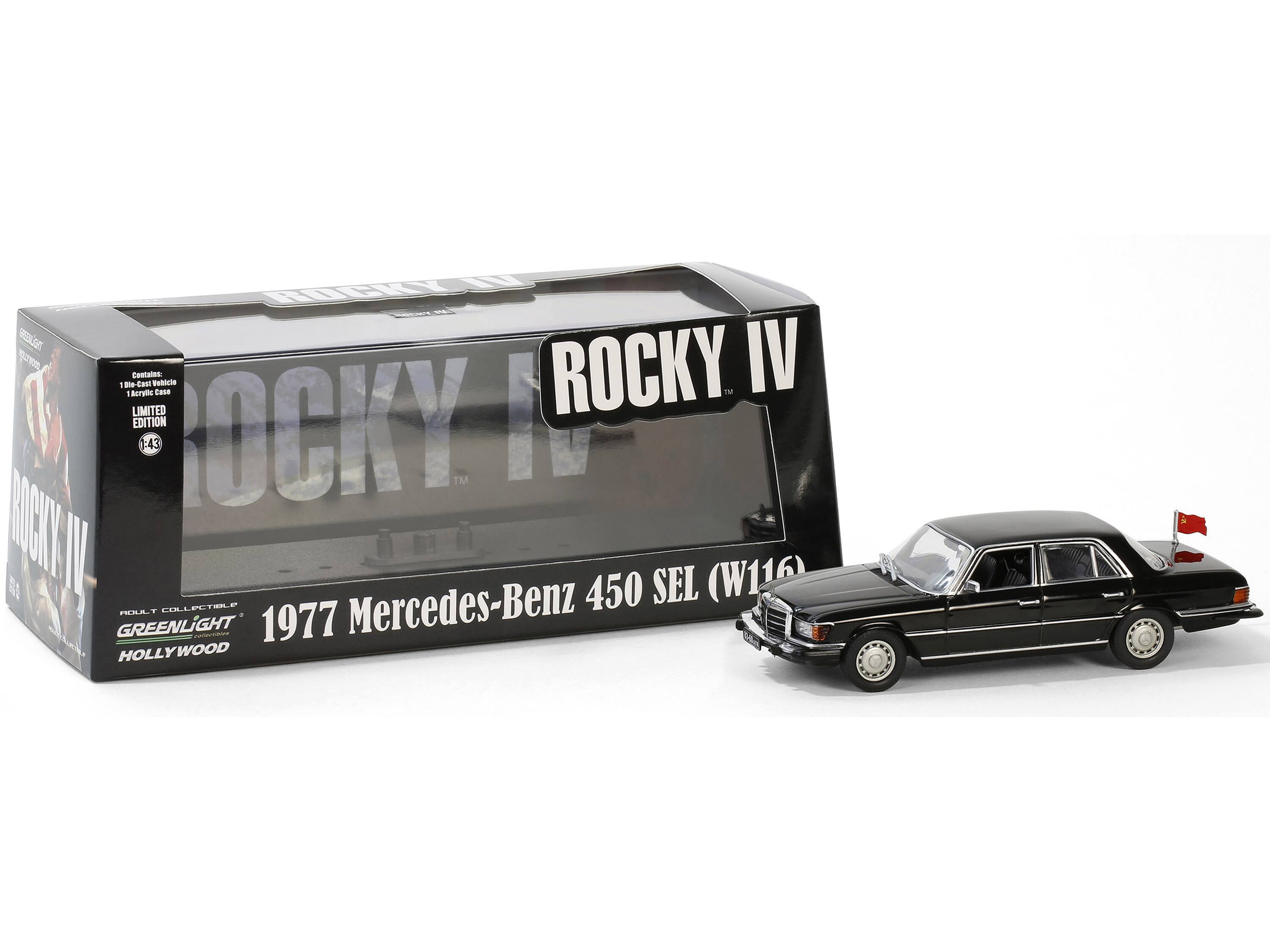 ROCKY IV  
1977 Mercedes-Benz 450 SEL (W116)  
LIMITED EDITION 143  
GREENLIGHT  
HOLLYWOOD
