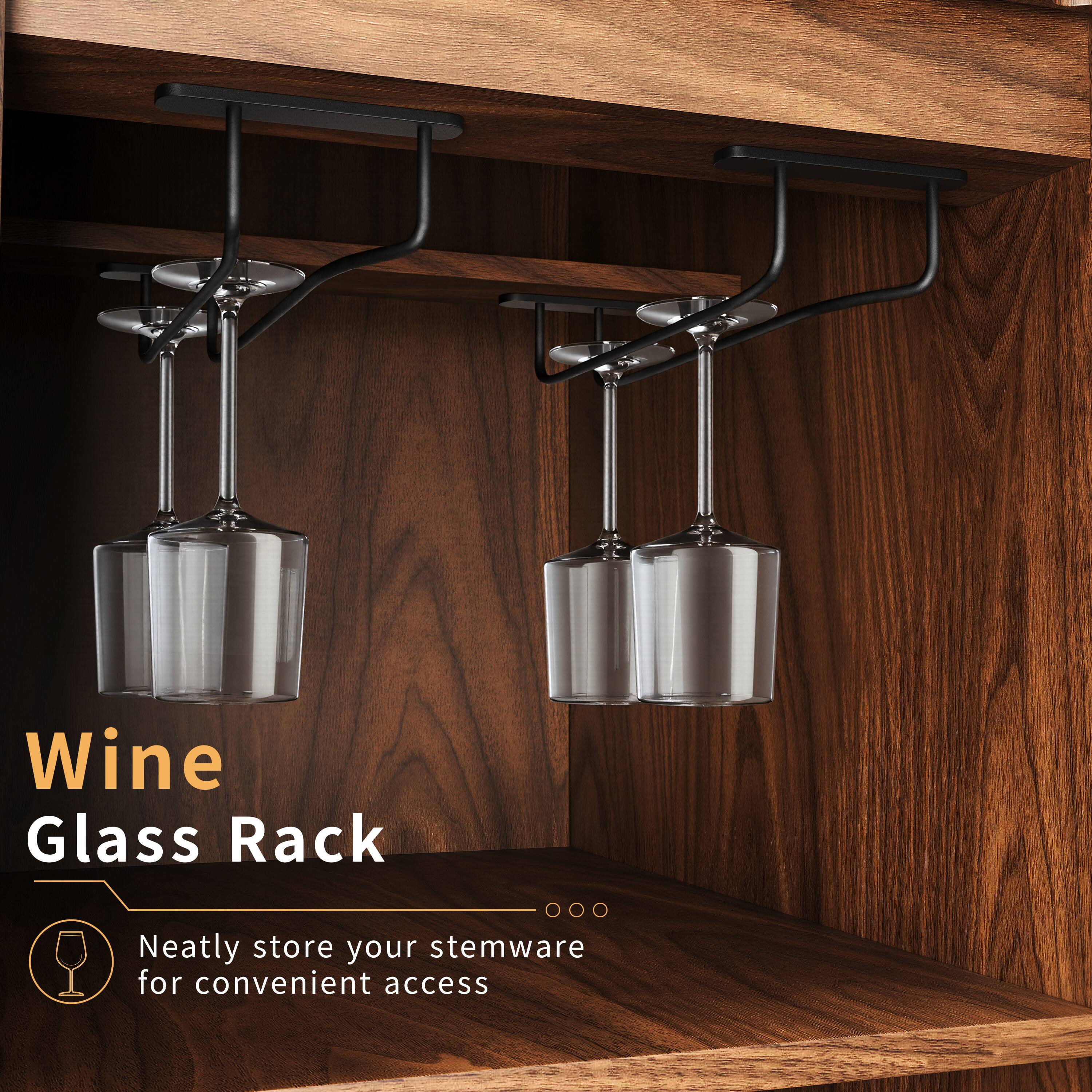 Wine Glass Rack  
Neatly store your stemware for convenient access