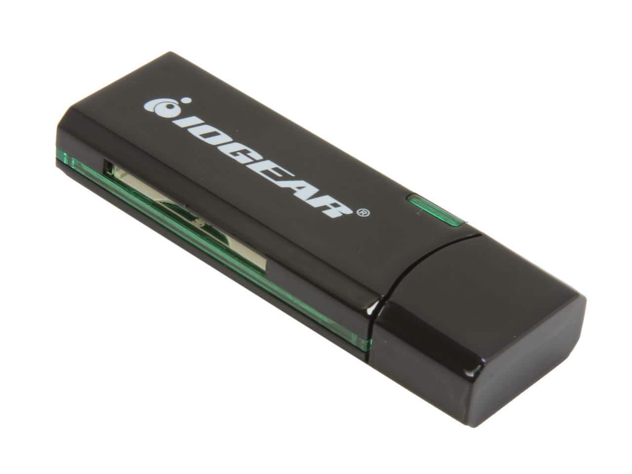 IOGEAR - GFR304SD USB 3.0 SuperSpeed SD/ SDHC/ MMC/ SDXC/ MicroSD/ MicroSDXC/ Extreme SD Cards Reader / Writer