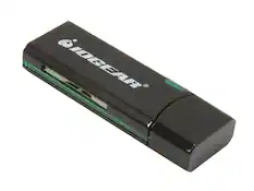 Front. IOGEAR - IOGEAR GFR304SD USB 3.0 SuperSpeed SD/ SDHC/ MMC/ SDXC/ MicroSD/ MicroSDXC/ Extreme SD Cards Reader / Writer.