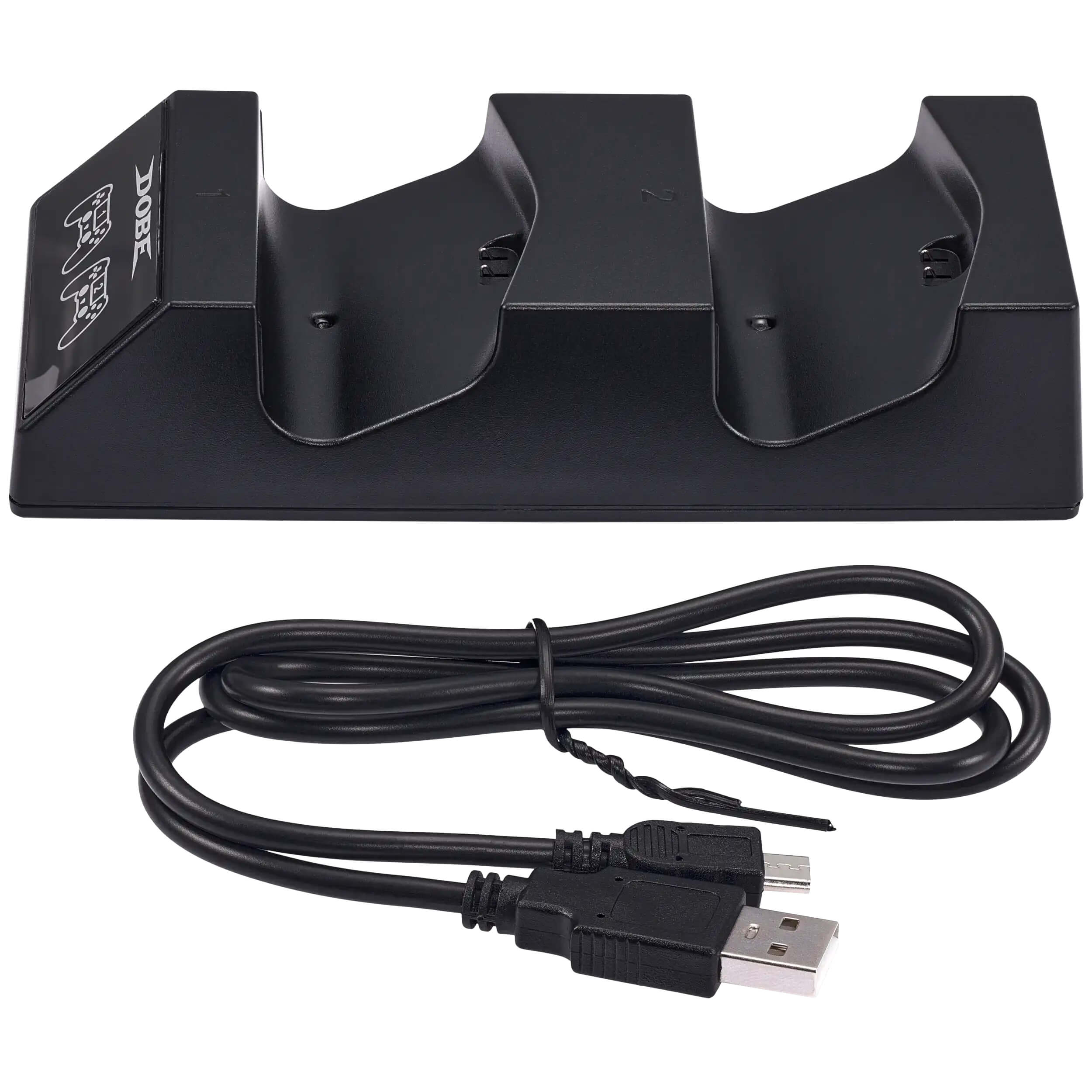 Alt View 7. Dobe - DOBE - Black Wireless Controller Dual Charging Dock Compatible For PlayStation 4 / Slim / Pro - Black.