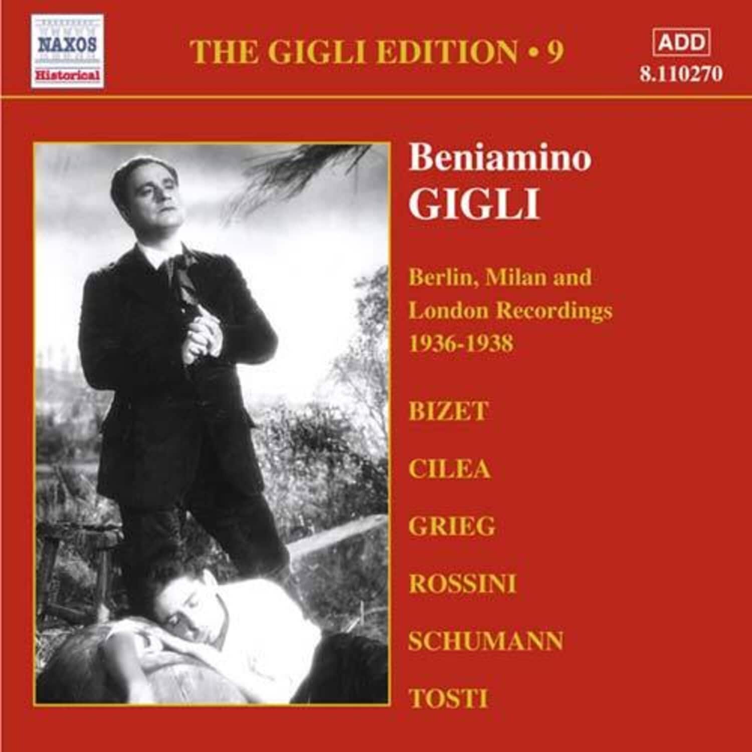 Beniamino Gigli - Vol. 9-1936-38 HMV Recordings:  - COMPACT DISCS