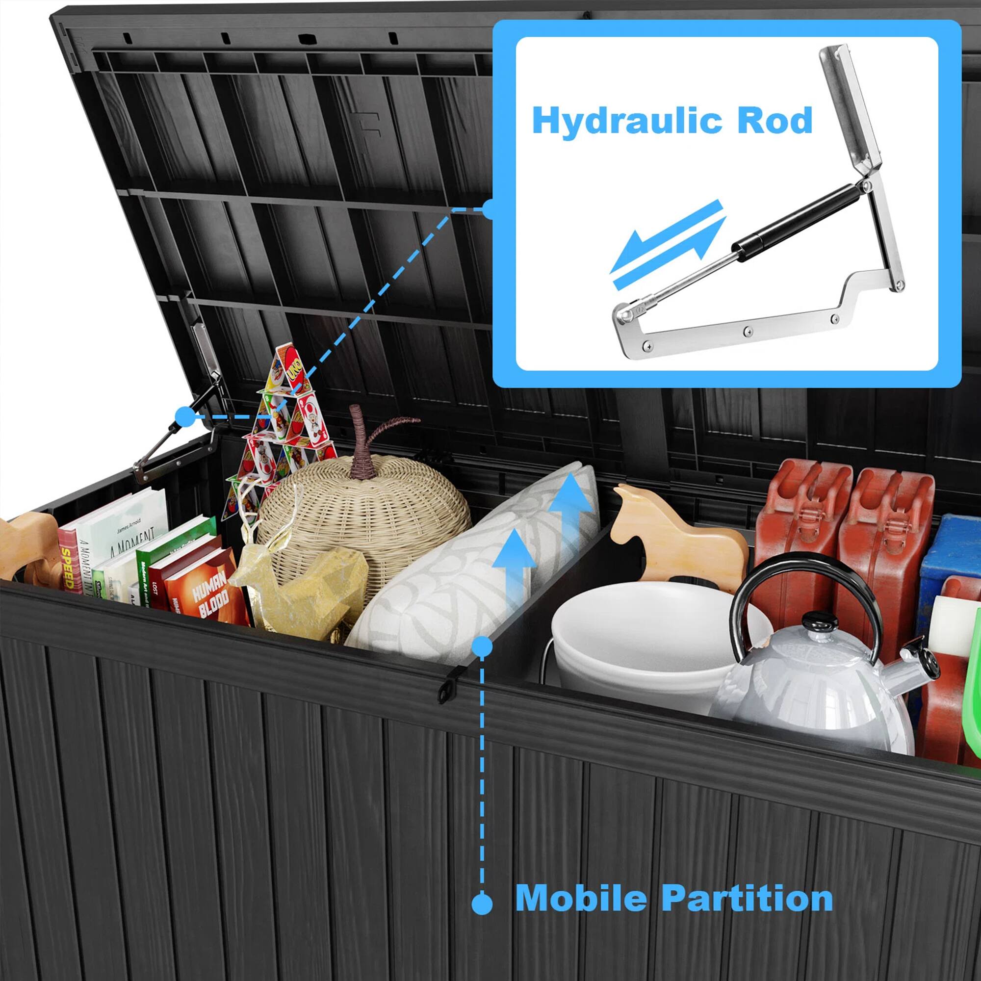 Hydraulic Rod  
Mobile Partition