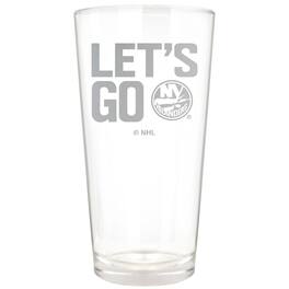 Great American Products - New York Islanders Etched 16oz. Rally Cry Pint Glass - Multicolor