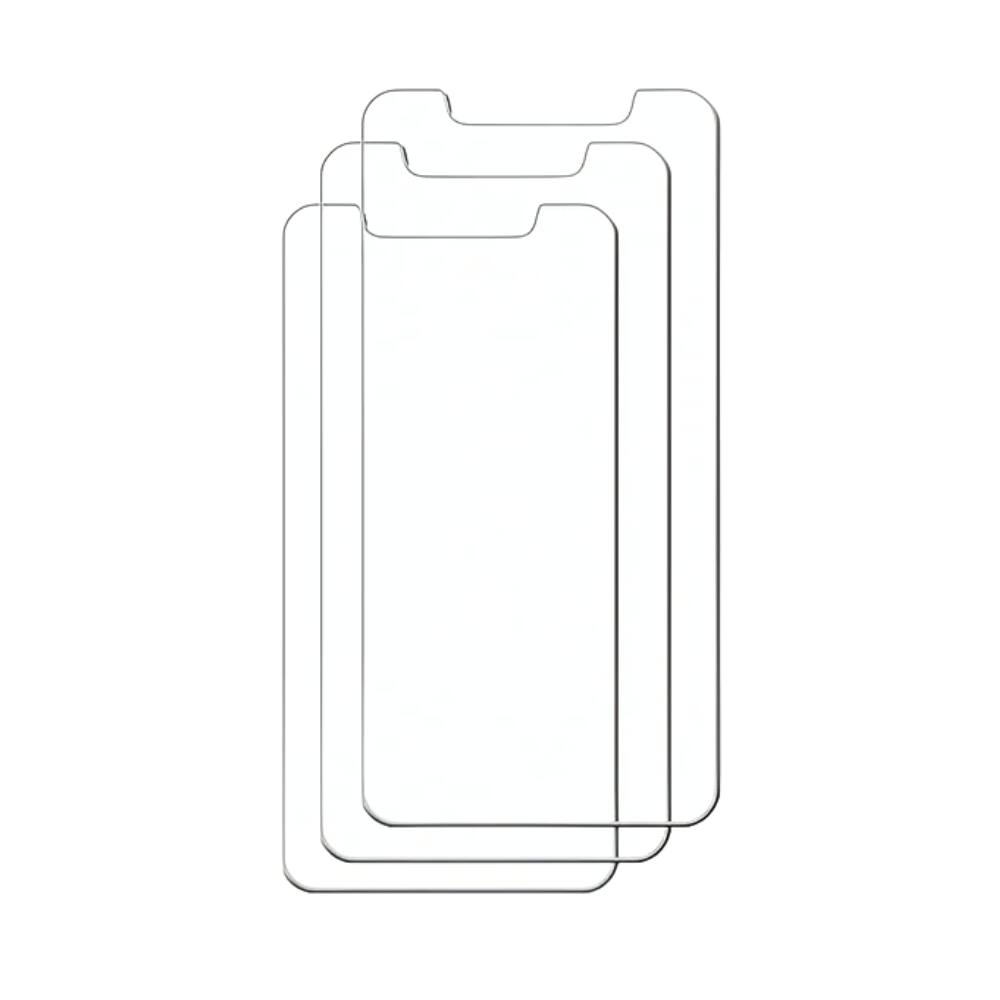 Alt View 4. Qixxronics - 3pcs Tempered Glass Screen Protector for iPhone 11 / XR, Anti-Scratch, Anti-Fingerprint, Shatterproof, [3-Pack] - Clear.