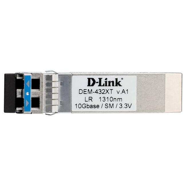 D-Link DEM-432XT v.A1  
LR 1310nm  
10Gbase / SM / 3.3V